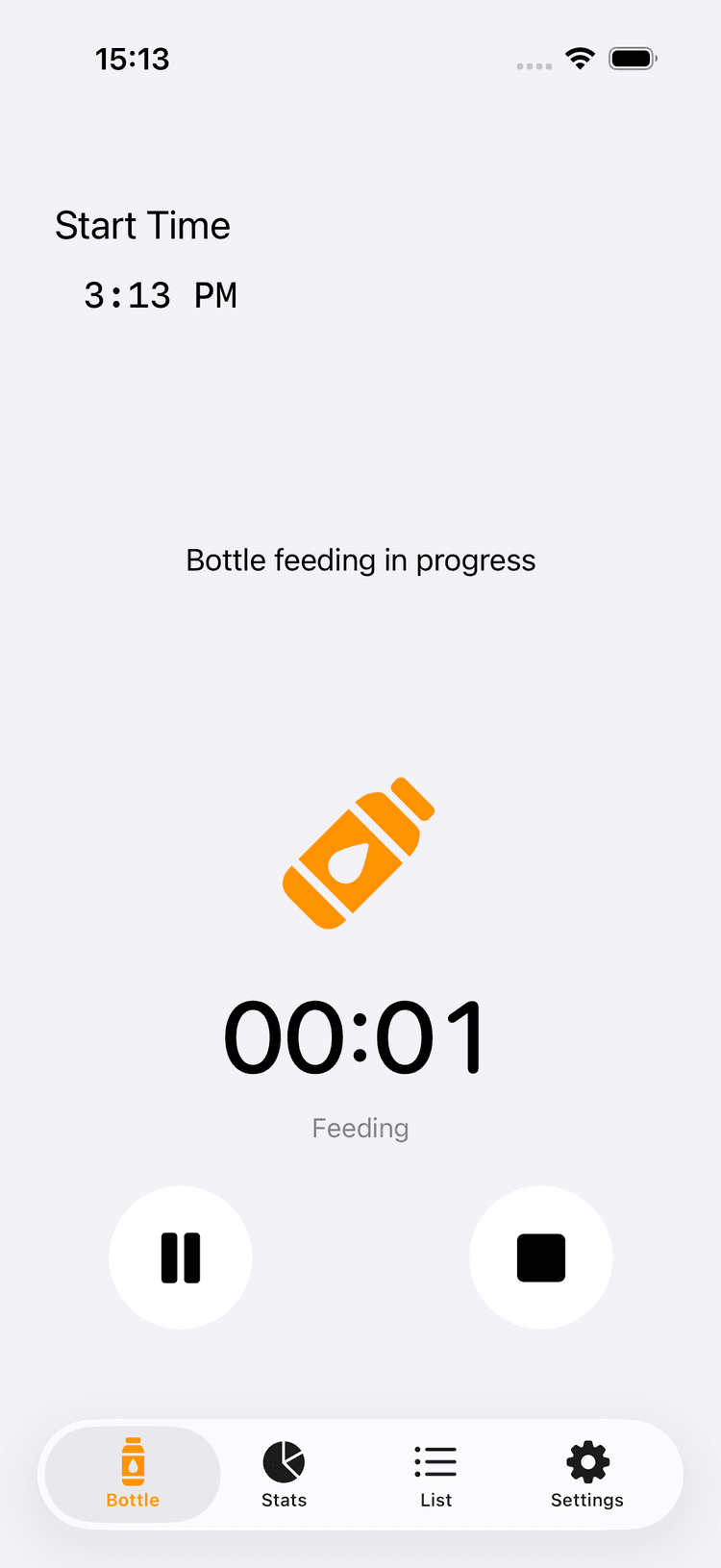 Flaske app screenshot
