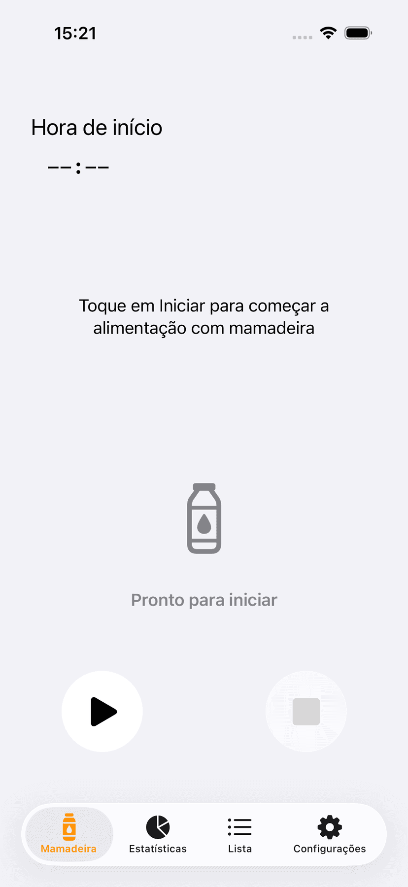 Flaske tracking screen